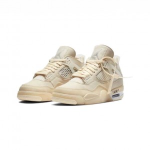 Air Jordan 4 Off-White Sail3