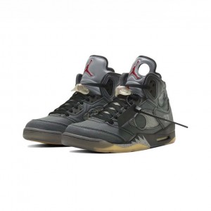 Air Jordan 5 Retro Off-White Black4