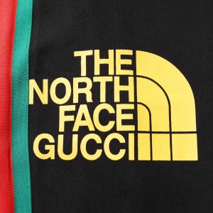 The North Face x Gucci Web print cotton jogging bottoms7
