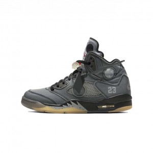 Air Jordan 5 Retro Off-White Black1